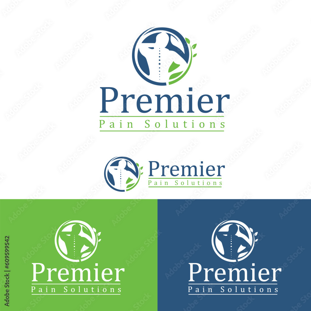 Wellness Hospital clinic logo, Unique medical pharmacy healthcare