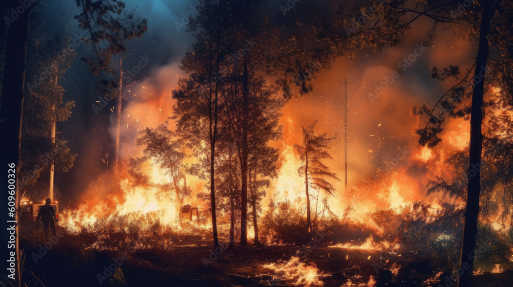 forest fires. Generative AI forest fires. Generative AI