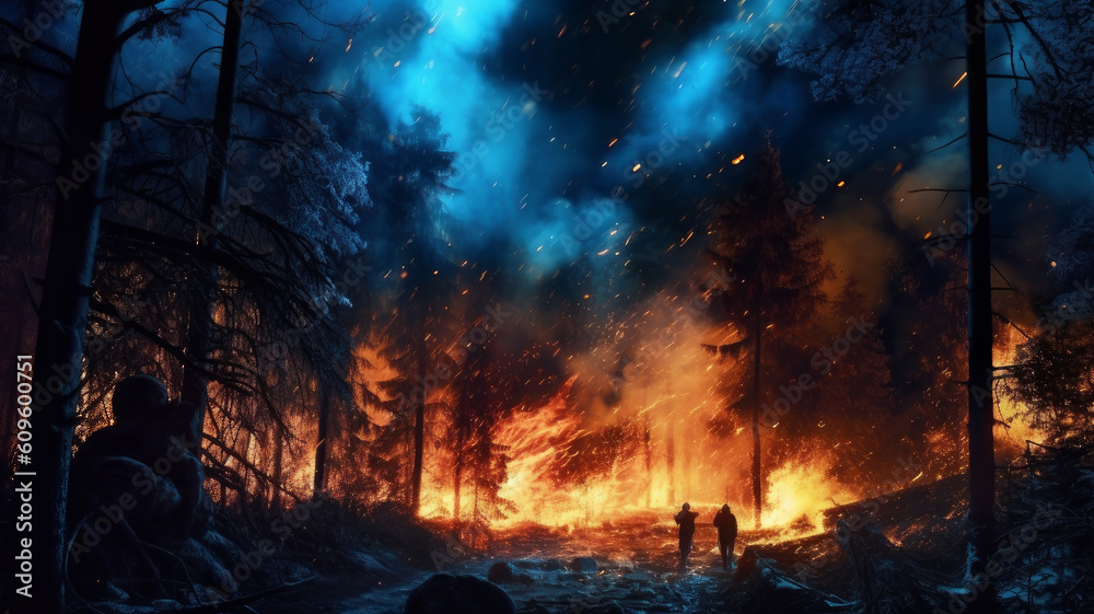forest fires. Generative AI forest fires. Generative AI