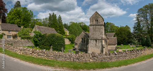 St Margaret's Church, Bagendon, in the Cotswold district of Gloucestershire, England, United Kingdom photo
