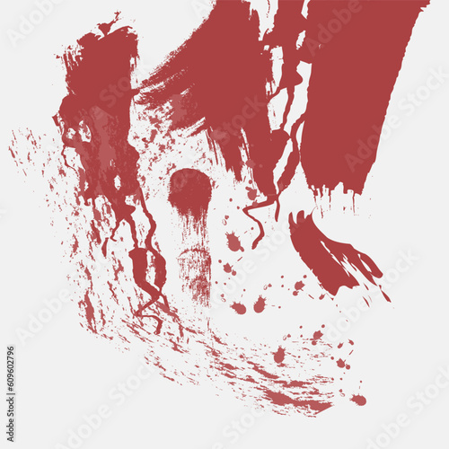 abstract bloods splatter art vector illustration background