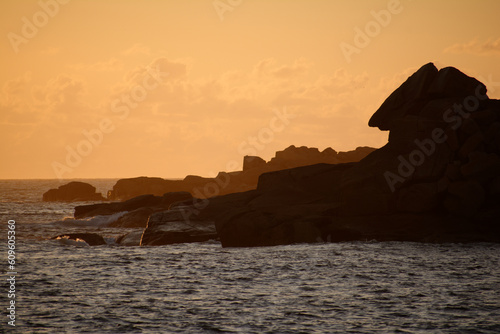 coucher de soleil en Bretagne