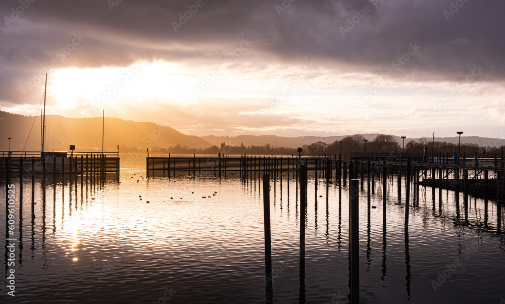 Fototapeta premium Bodensee sunset