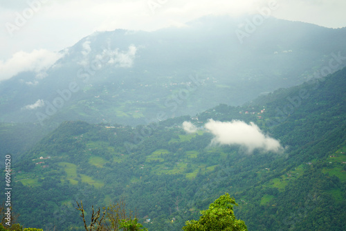 Himalayan Mountain range from Lungchok Offbeat Village photo