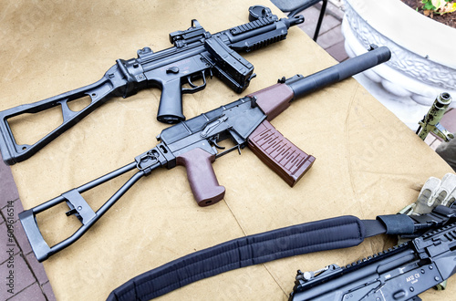 Quadro su tela Modern russian noiseless automatic assault rifle AS Val