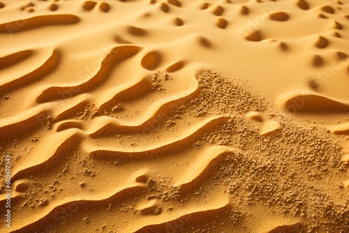 Sand texture. Sandy beach for background. sand background. Generative ai.