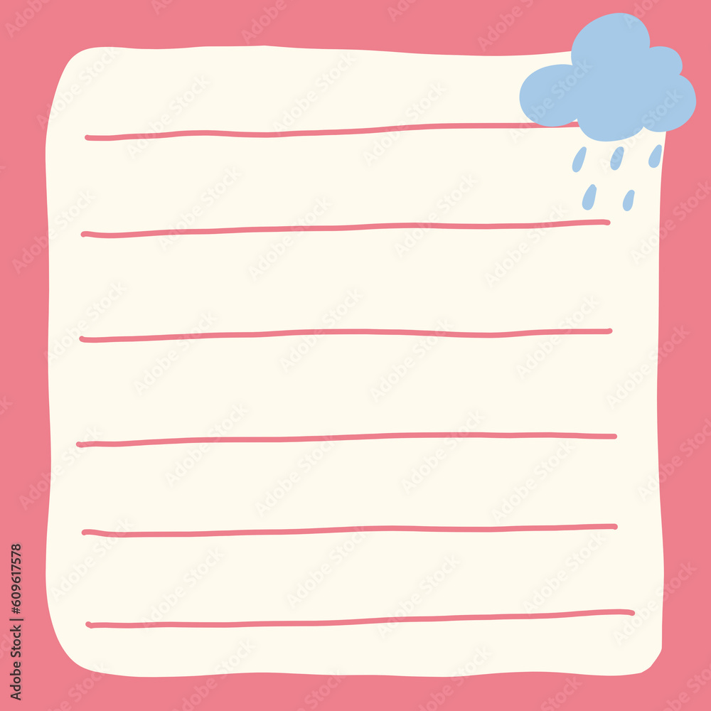 Hand Drawn Notepad Hand Drawn Notepad