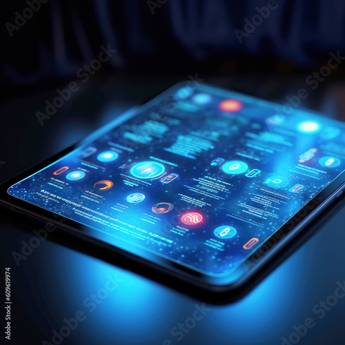 Smart mobile phone to social networks connect to the global network network touch screen device, digital links to data information, online Internet of Things,
