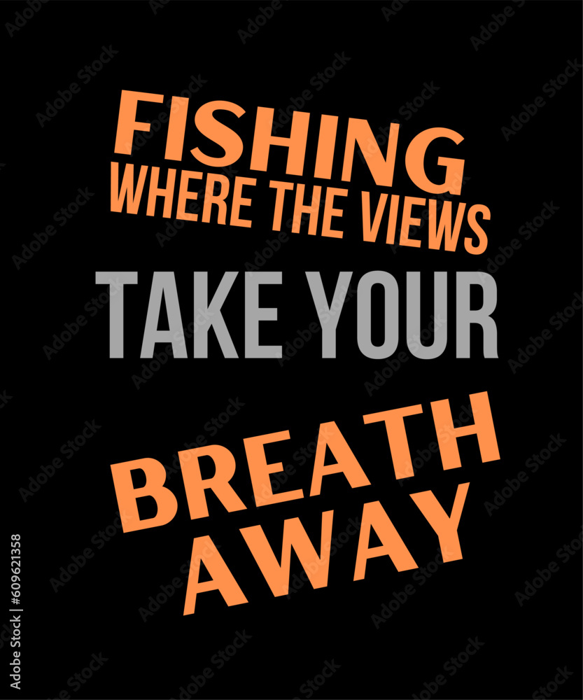 Fishing Typography T shirt Design Fishing Typography T shirt Design