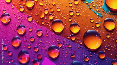 image of raindrops or steam through the window glass beautiful gradient