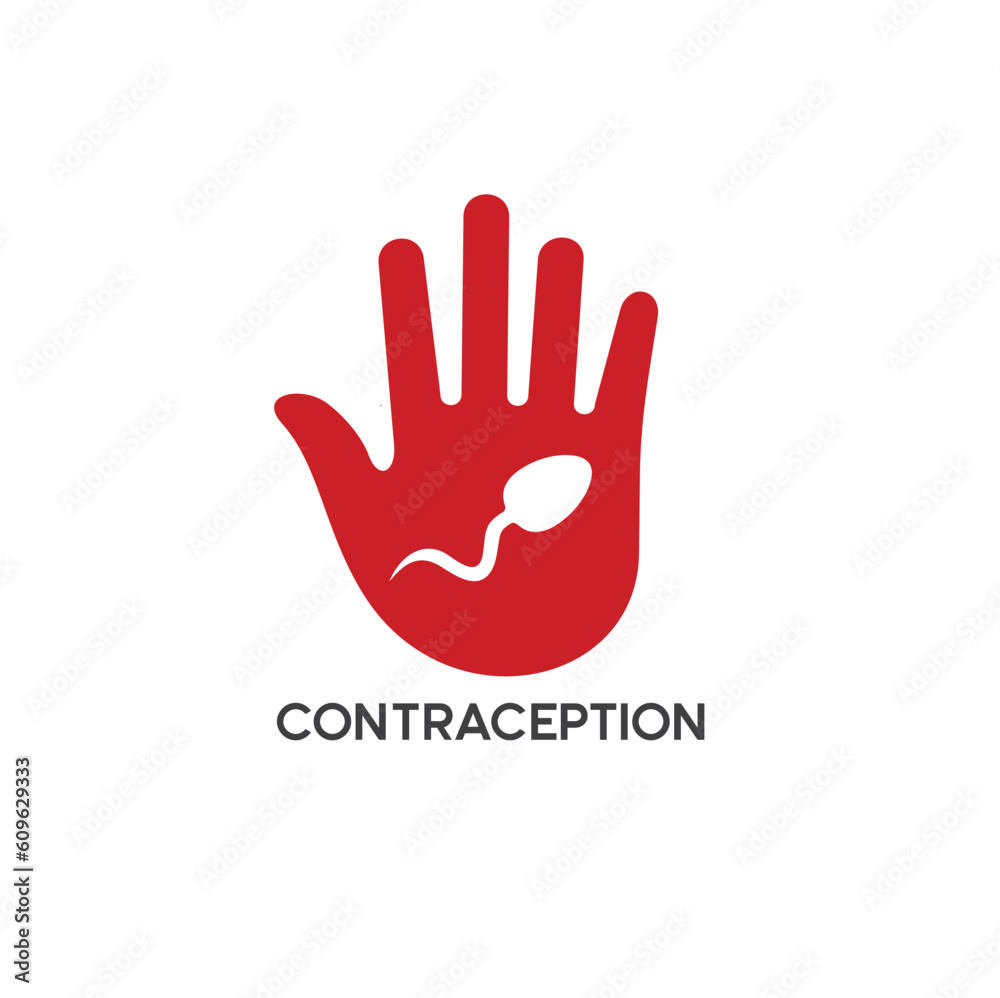 Fototapeta premium illustration of contraception, vector art.