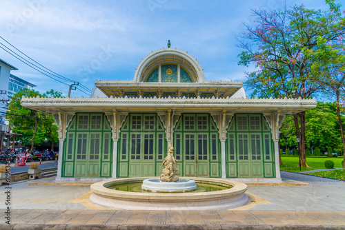 Thewarat Saparom Throne Hall in front of Phaya Thai Palace photo