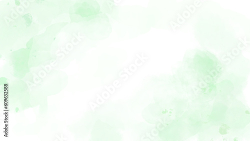 Photo green watercolor painting texture background