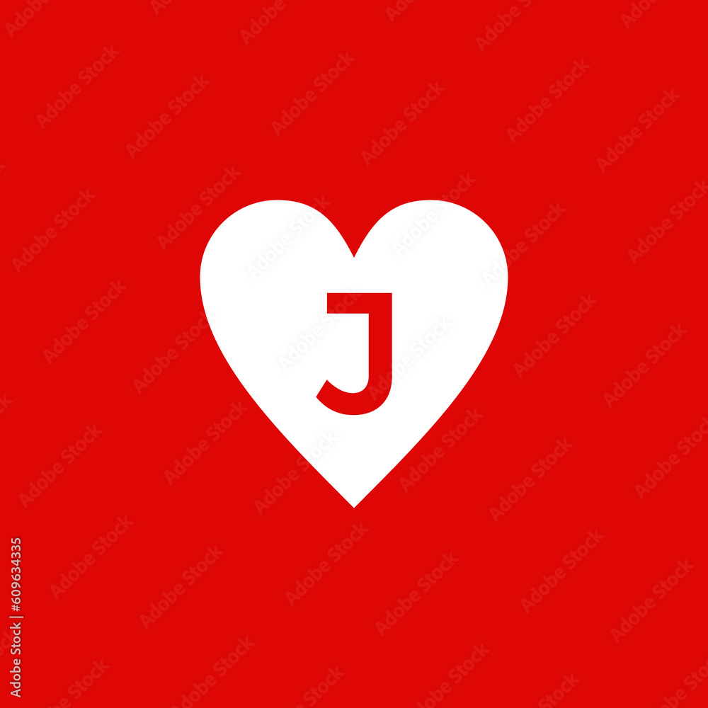 love j icon color red,love red initial j,background red. love j icon color red,love red initial j,background red.