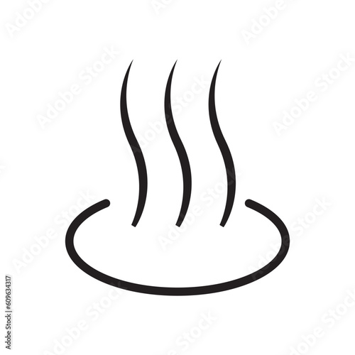 hot water icon vector