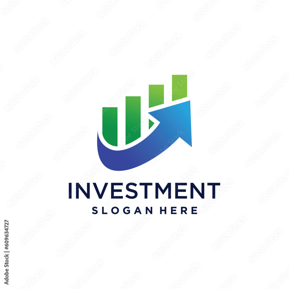 Investment logo vector with modern creative idea Investment logo vector with modern creative idea