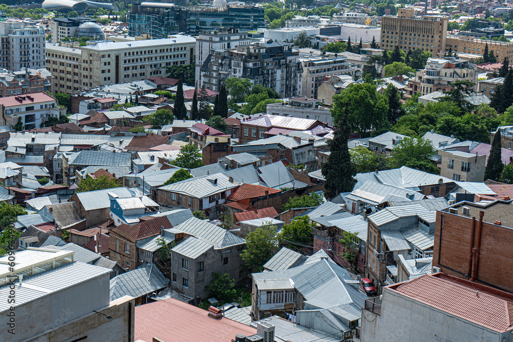 Tbilisi's cityscape from the Mtatsminda hill