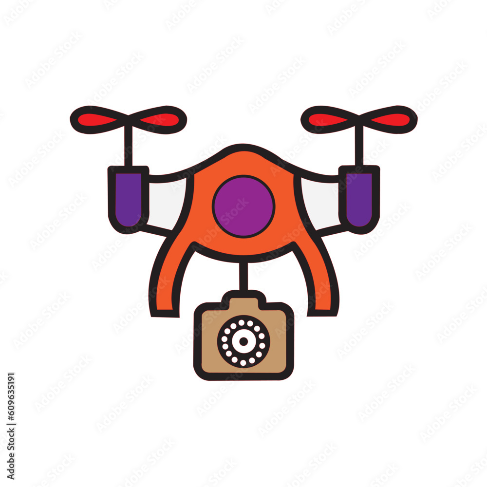Vector drone icon symbol design drone icon or logo isolated sign symbol vector illustration - high quality style vector icons Vector drone icon symbol design drone icon or logo isolated sign symbol vector illustration - high quality style vector icons