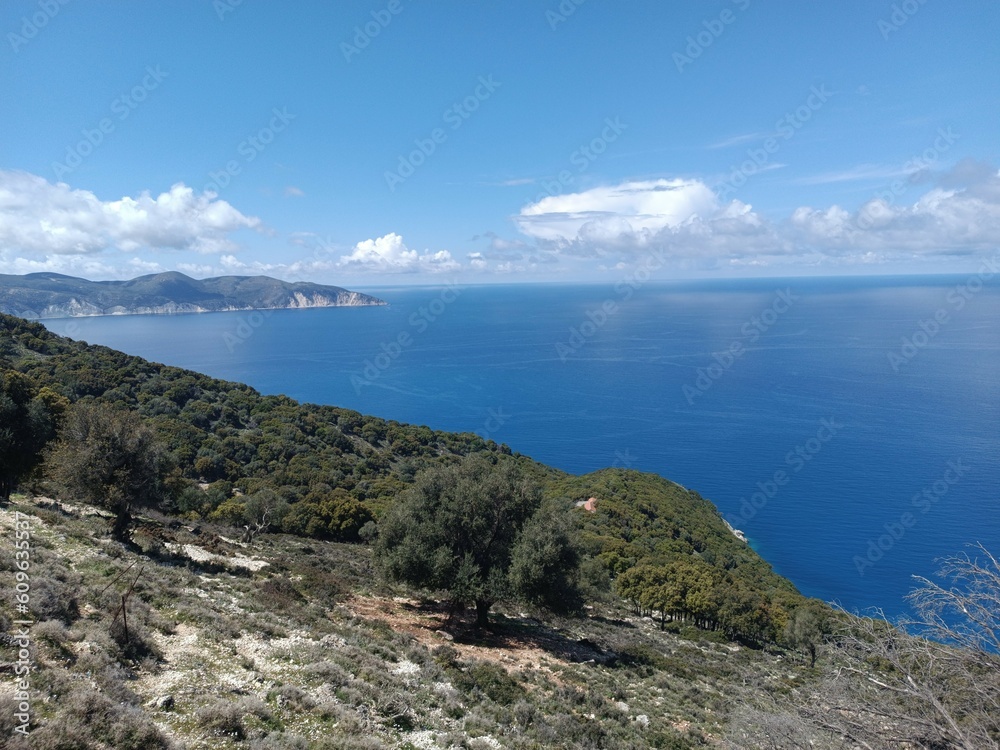 Beautiful landscape near Myrtos Beach, Kefalonia, Greece
