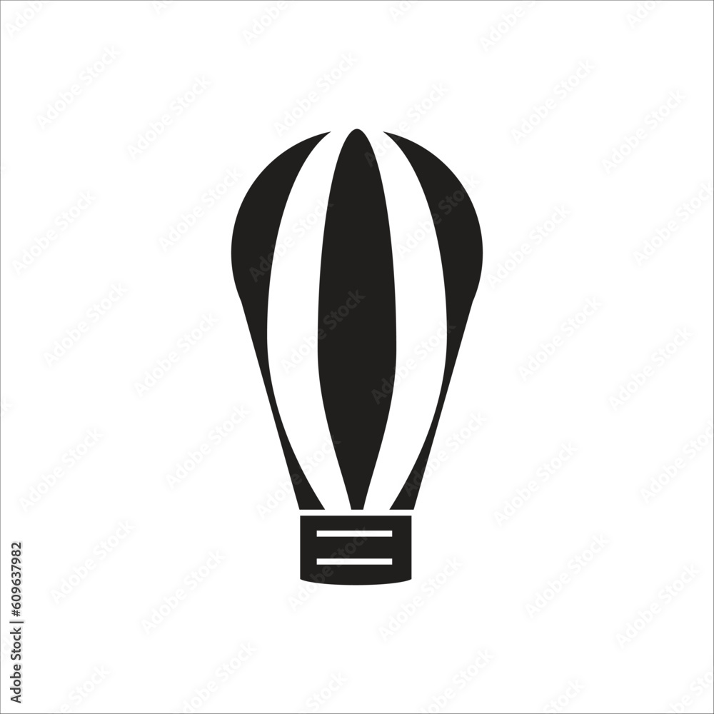 air balloon icon vector template air balloon icon vector template
