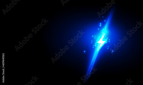 Wallpaper Mural Abstract technology Hitech communication concept of electronic in digital, polygon charged batteries, bolt lighting, power protection, vector design. Torontodigital.ca