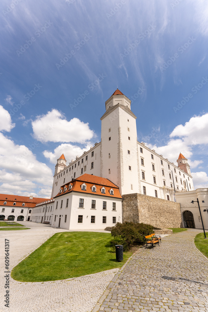 Bratislava Castle, the main castle of Bratislava, the capital of Slovakia. Bratislava Castle, the main castle of Bratislava, the capital of Slovakia.