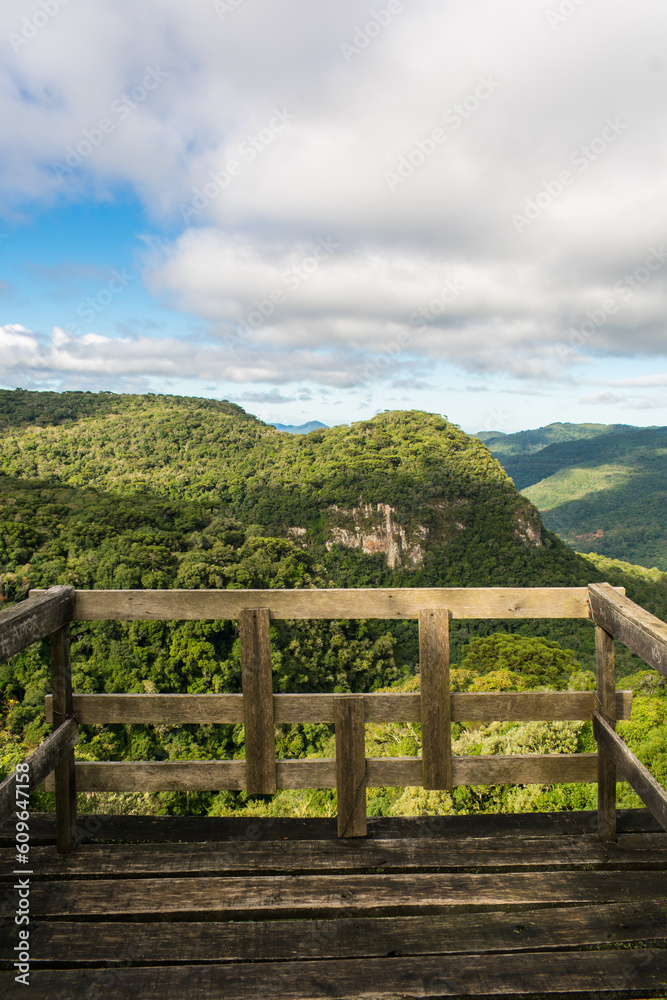 View from Mirante da Solidao (Solitude Viewpoint) at the Ronda Municipal Natural Park in Sao Francisco de Paula, South of Brazil View from Mirante da Solidao (Solitude Viewpoint) at the Ronda Municipal Natural Park in Sao Francisco de Paula, South of Brazil