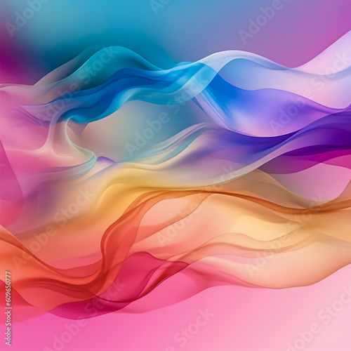 puff of smoke in neon tones  abstract art  colored steam background  smoke cloud swirl pattern  bright vivid colors. AI generated