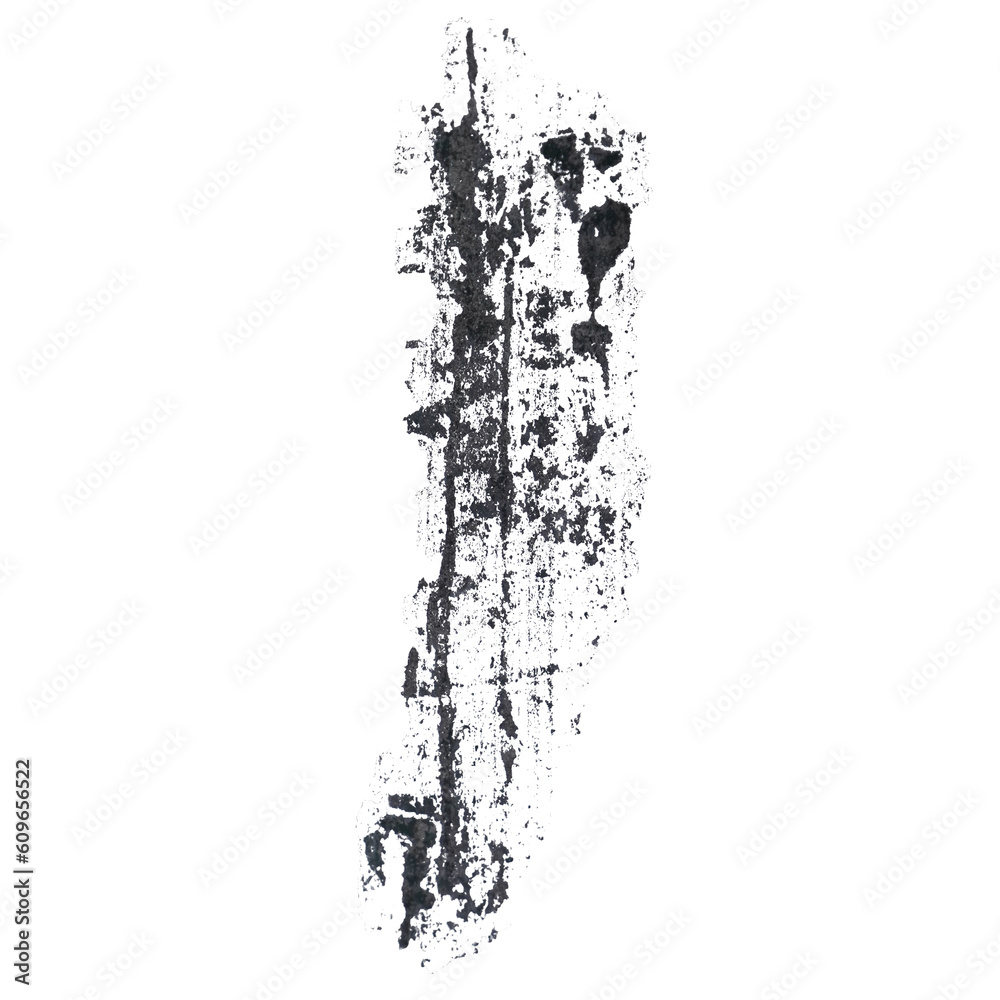Obraz premium grime stain on the wall cut out transparent background