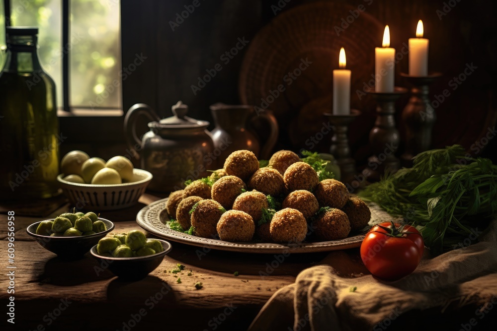 Falafel Balls - Vegetarian Food - eastern cuisine