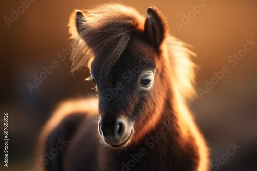 Adorable Pony Close-Up Capturing the Sweetness in Detail © Arthur