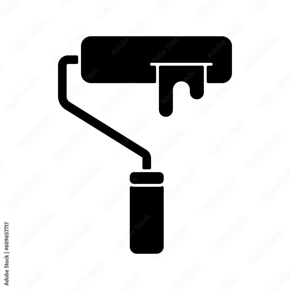 Paint Roller icon. sign for mobile concept and web design. vector illustration Paint Roller icon. sign for mobile concept and web design. vector illustration