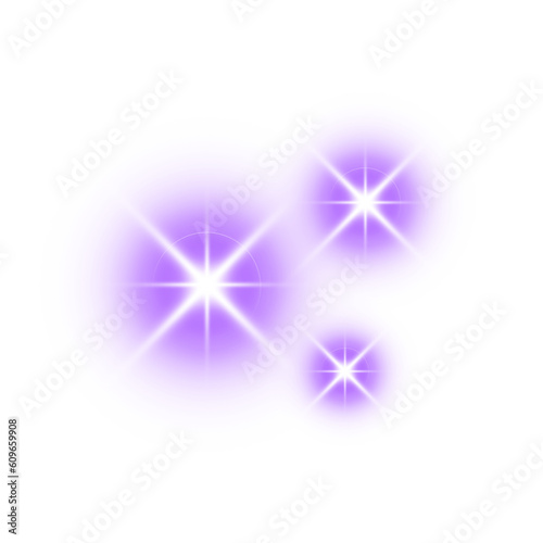 purple light sparkle star