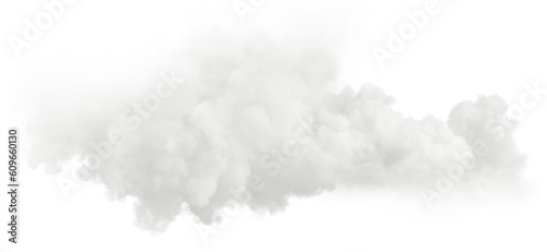 Realistic smoky clouds effect 3d rendering png