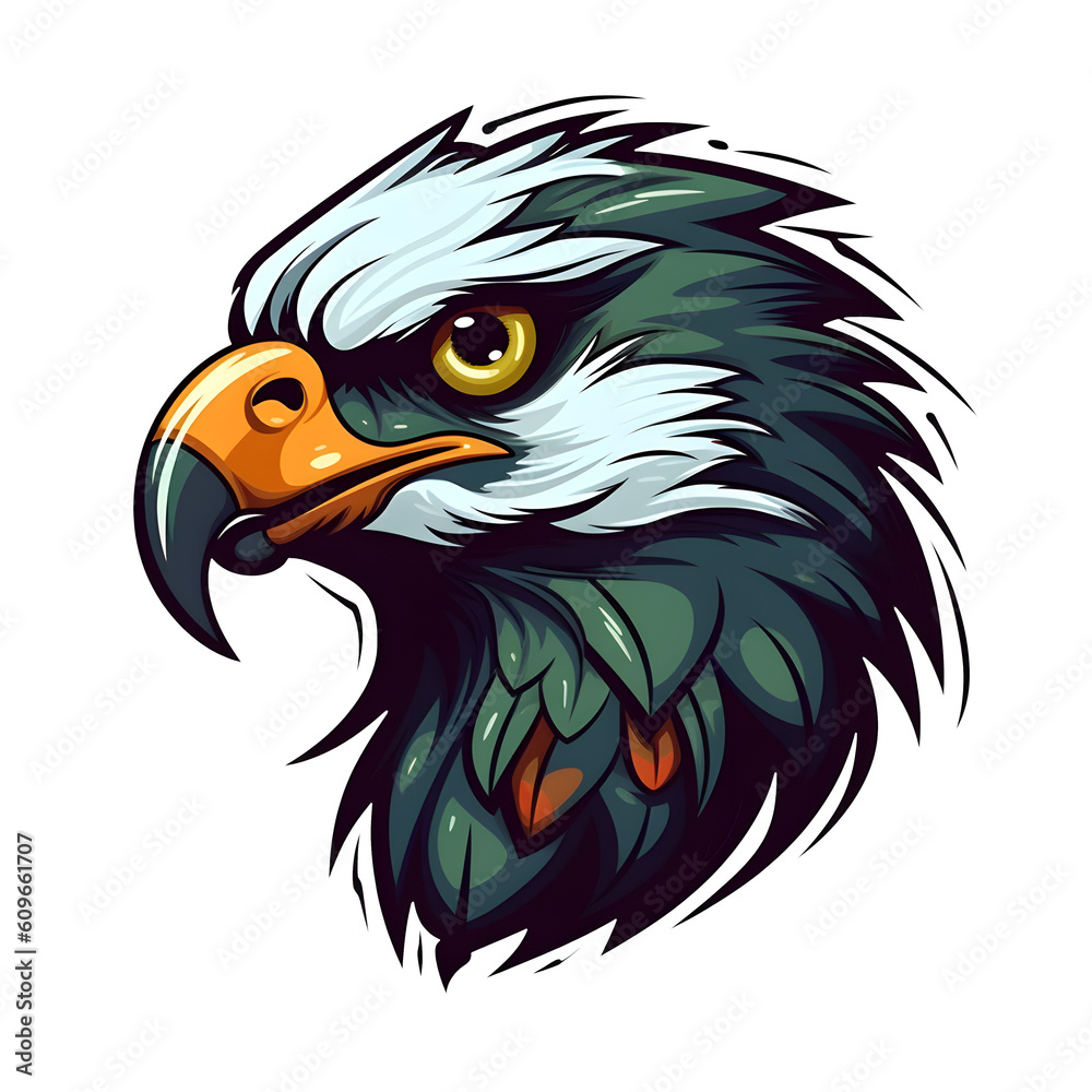 Obraz premium Hawk Mascot