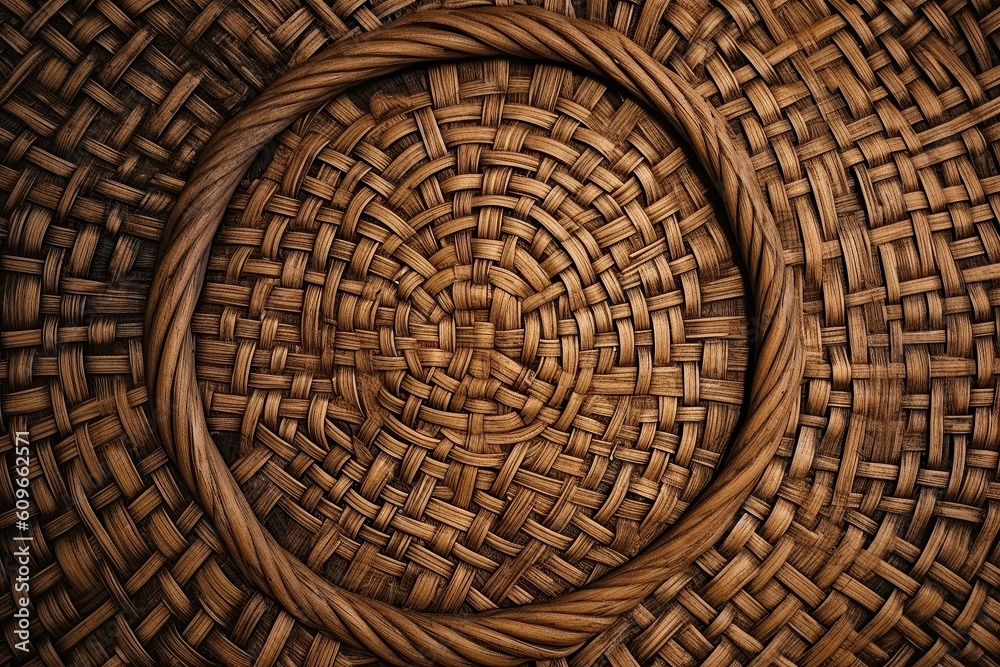 Fototapeta premium The Illustration of basket mesh , AI contents by Midjopurney