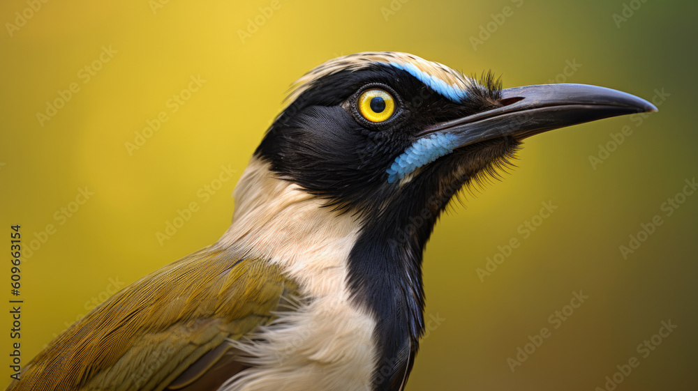 blue faced honeyeater created with Generative AI technology