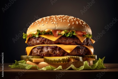 Mouthwatering Tasty Cheeseburger