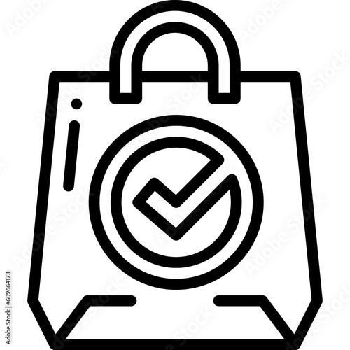 confirm line icon