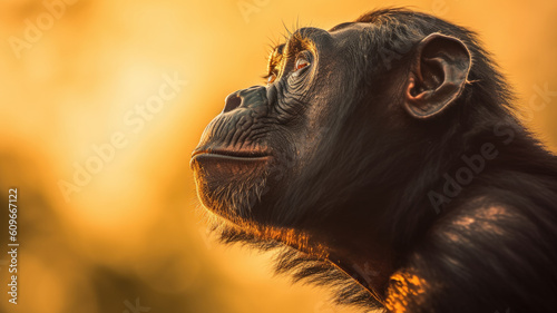 bonobo created with Generative AI technology