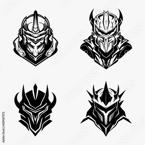 Armored Identity  Unleash the essence of resilience and fortitude in your brand with an impactful logo featuring an intricate armor illustration. Generative AI