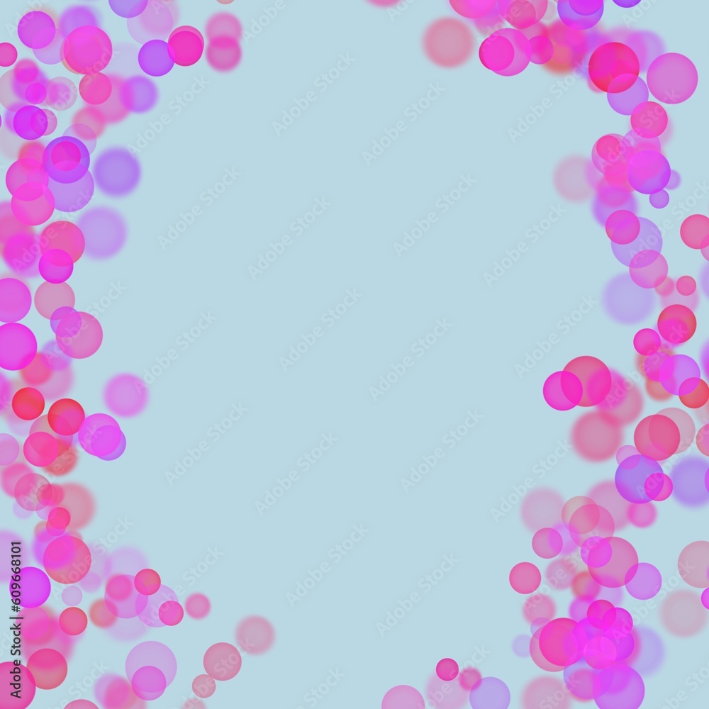 pink background with bubbles bokeh 