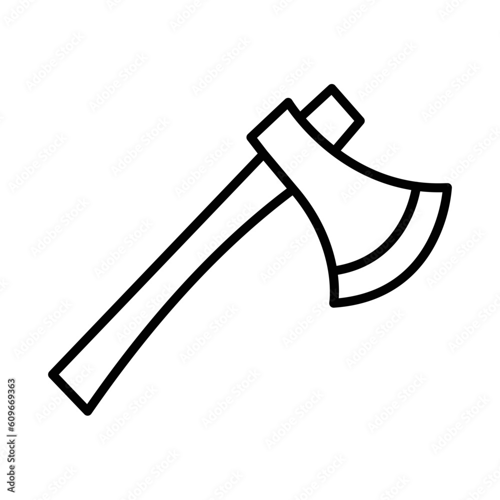 HATCHET design vector icon design vector line icon svg HATCHET design vector icon design vector line icon svg