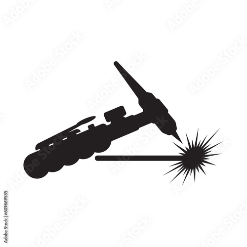 Welding logo icon,vector illustration template design.