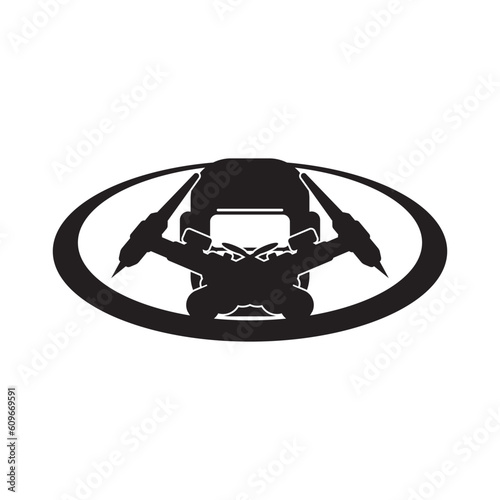 Welding logo icon,vector illustration template design.
