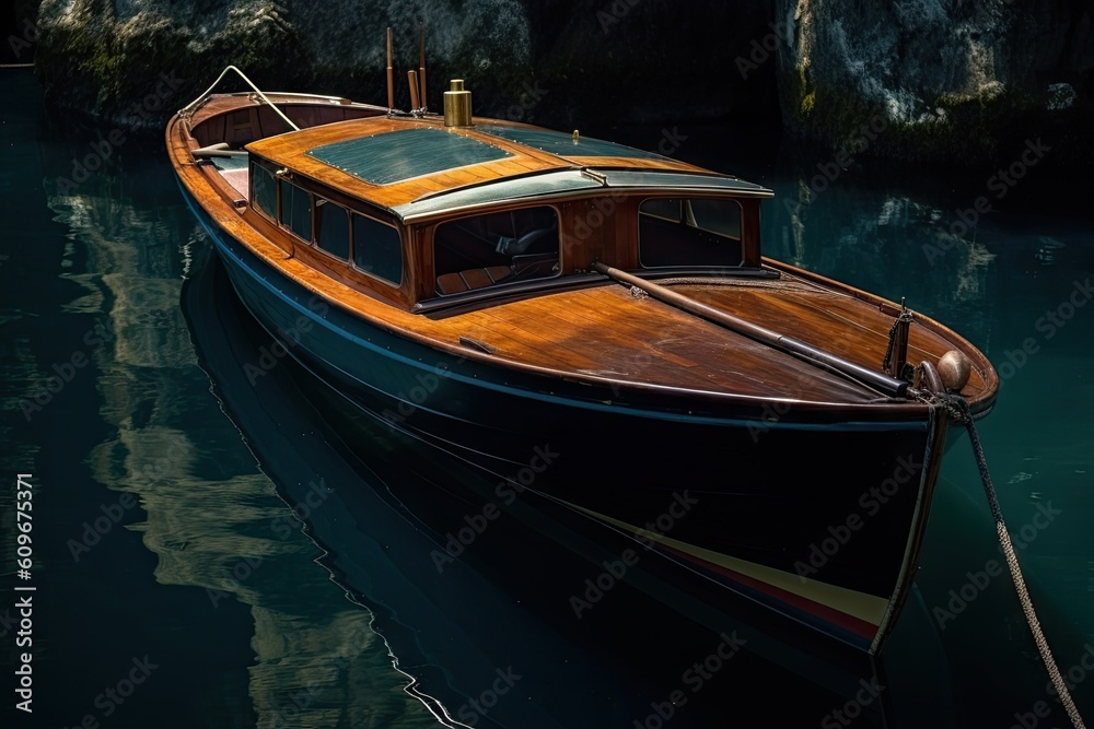 a_boat_with_a_wooden_cabin