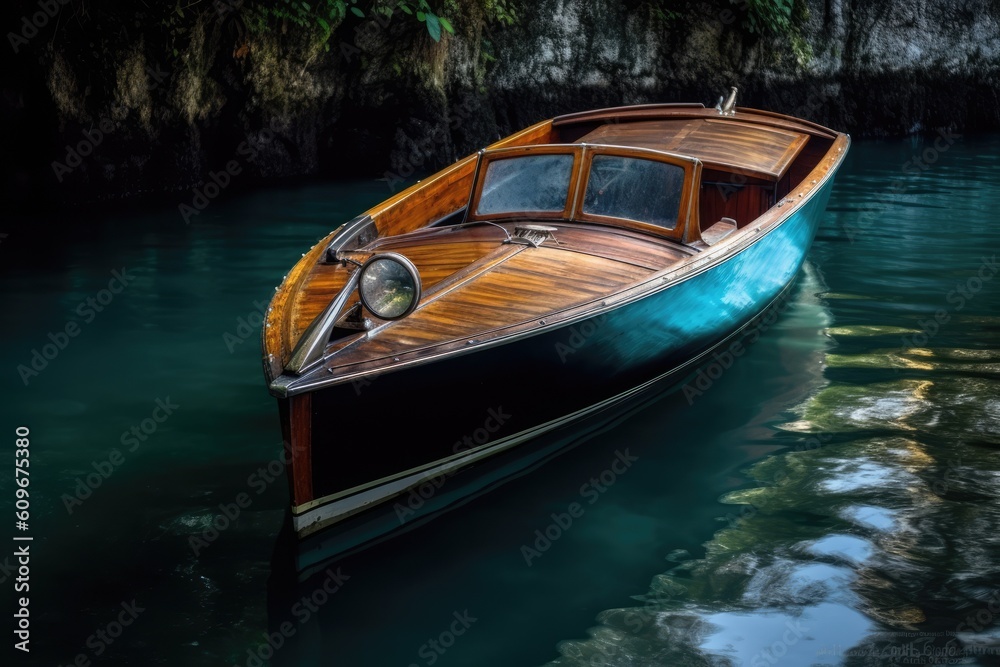 boat_with_a_wooden_cabin_docked