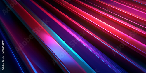 Bunte Grafische Elemente in Neon Leuchtfarben als Hintergrundmotiv, ai generativ