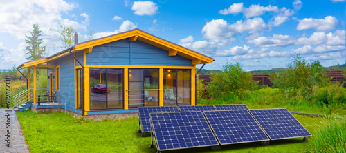 Solar panels. Country house...