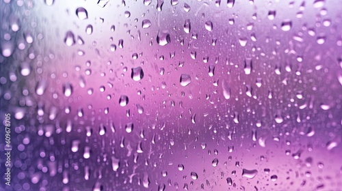 Raindrops for background. Generative AI